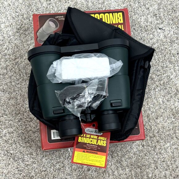 Gordon Binoculars Field 6 degree, 105m/1000m Green/Black - Picture 3 of 7